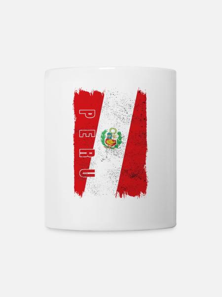 Drapeau du Pérou - Mug blanc - blanc