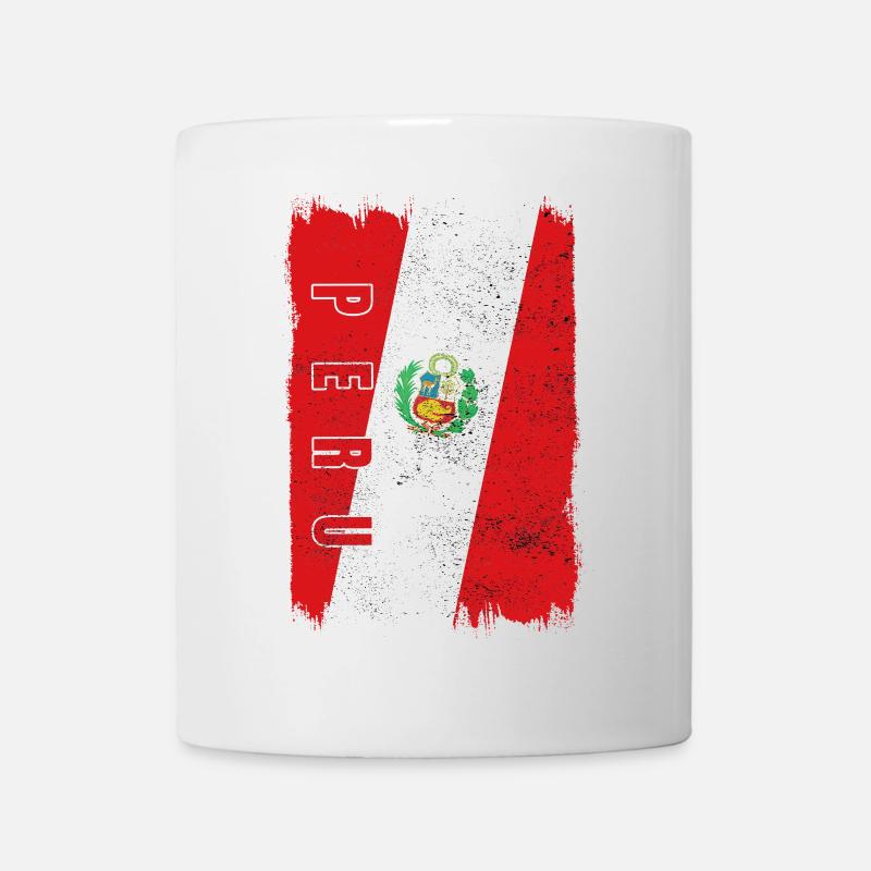 Drapeau du Pérou - Mug blanc - blanc