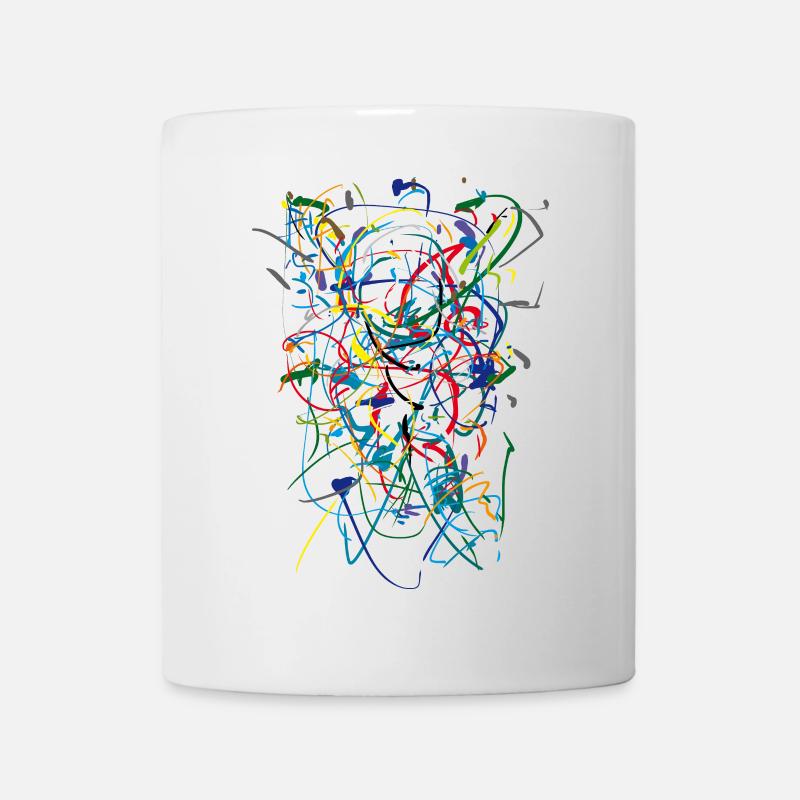 Abstrait - Mug blanc - blanc