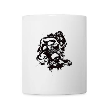 Face black - Mug - white - Front