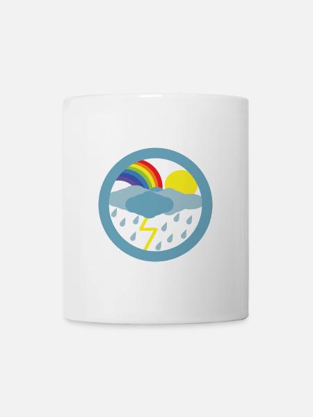 Après la pluie vient le soleil - Mug blanc - blanc