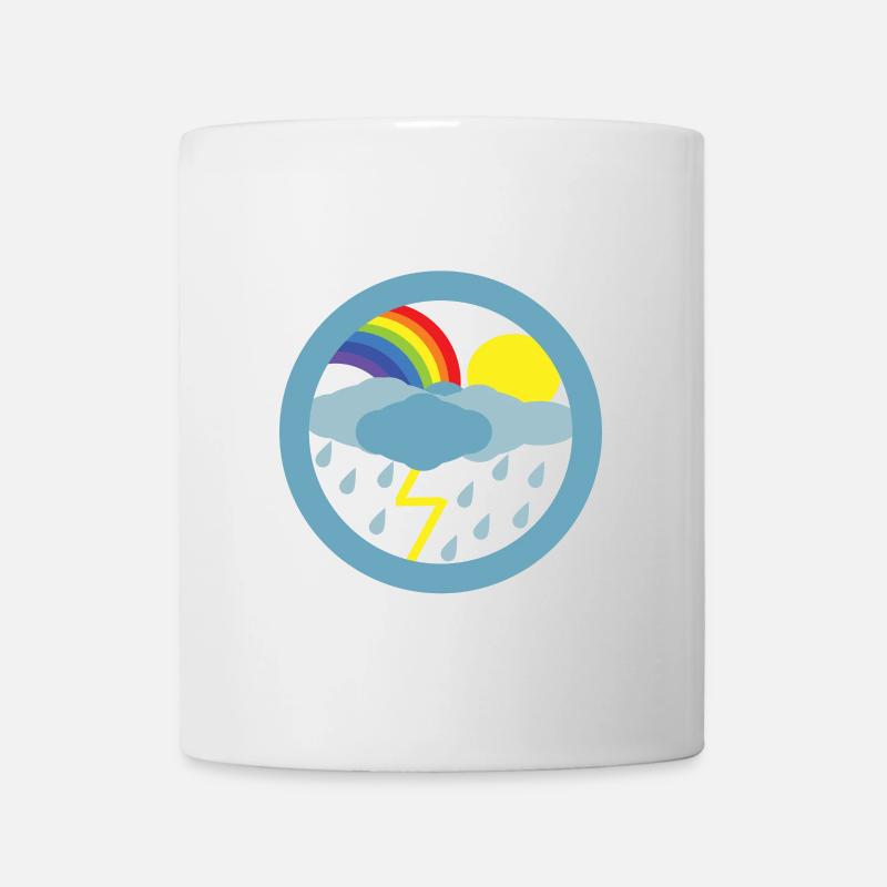 Après la pluie vient le soleil - Mug blanc - blanc