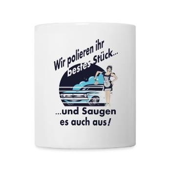 Blanchisserie de voiture - Mug blanc - blanc - Devant