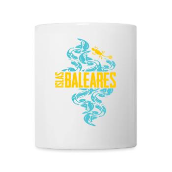 Balearic Islands Waves Pattern - Mug - white - Front