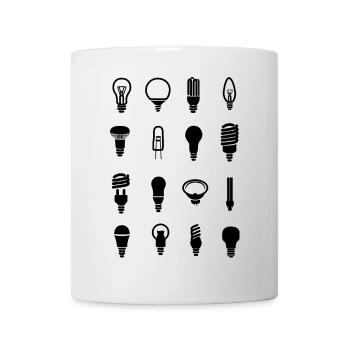 Light bulb - Mug - white - Front