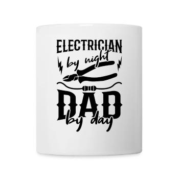 Papa électricien - Mug blanc - blanc - Devant