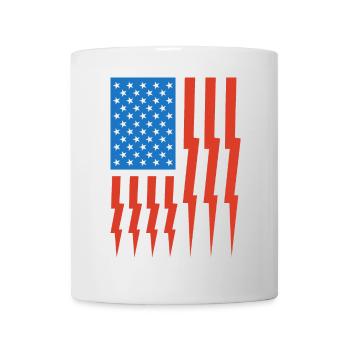 Électricien américain - Mug blanc - blanc - Devant