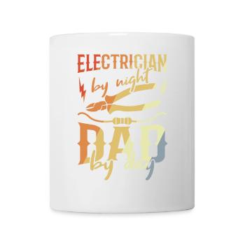 Elektriker Papa - Tasse - Weiß - Vorne