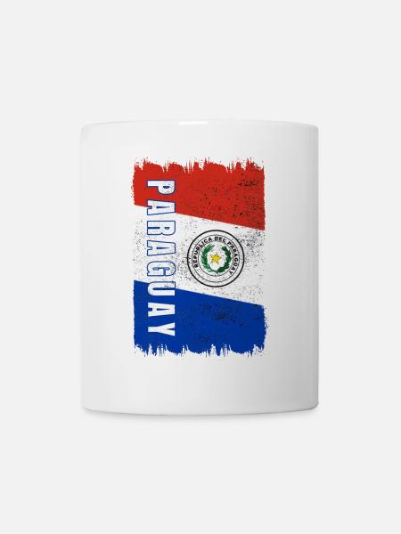 Paraguay Flagge - Tasse - Weiß