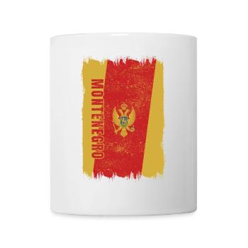 Montenegro Flagge - Tasse - Weiß - Vorne