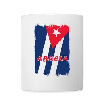 Kuba Großmutter Flaggen Design - Tasse - Weiß - Vorne
