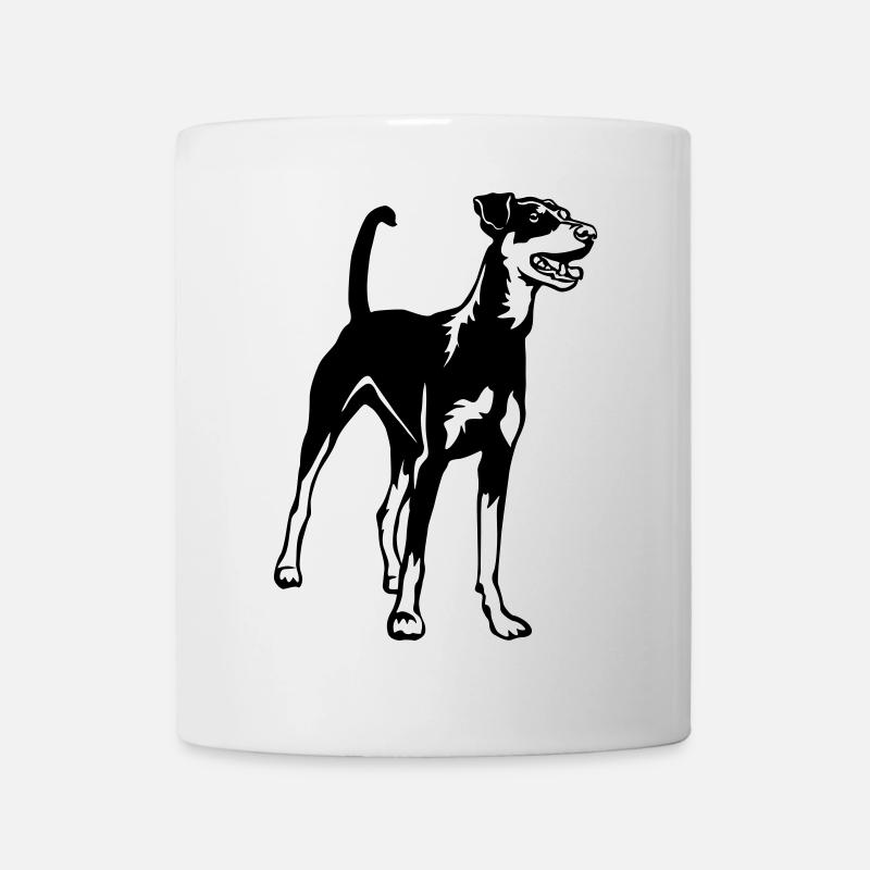 Deutscher Pinscher - Tasse - Weiß