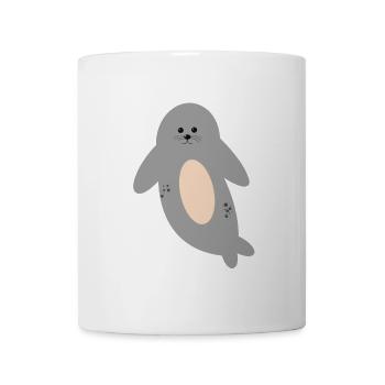 Süße Robbe - Tasse - Weiß - Vorne