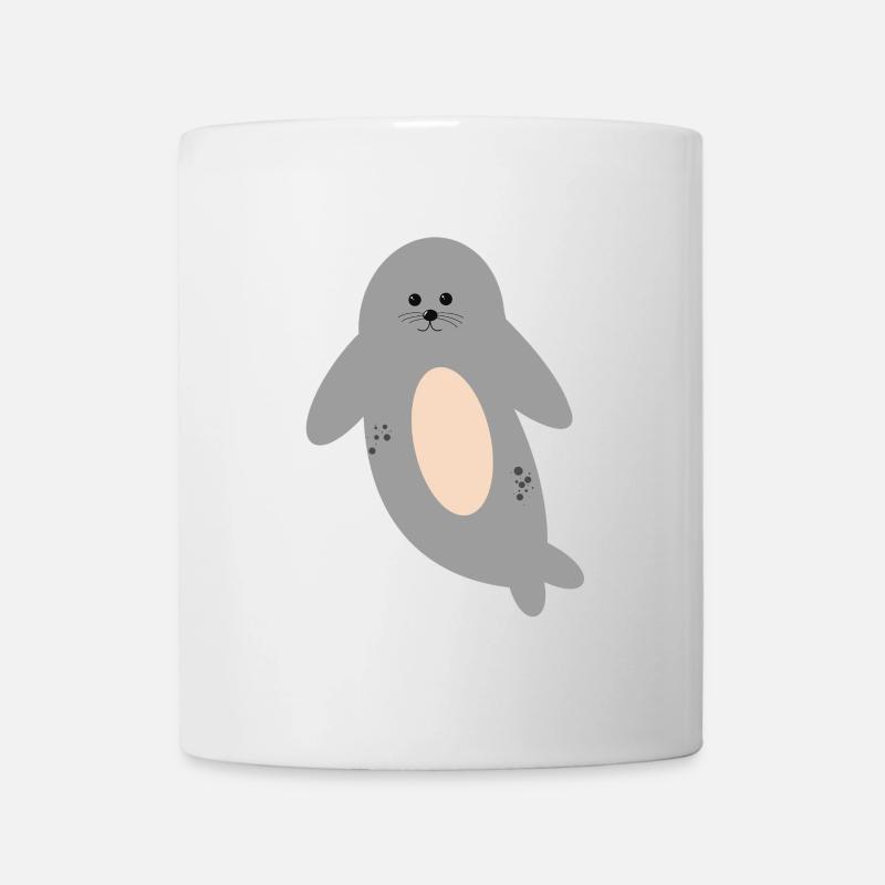Süße Robbe - Tasse - Weiß