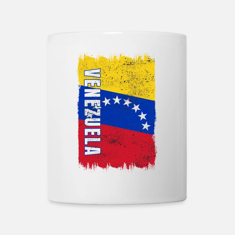 Venezuela Vintage Flagge - Tasse - Weiß
