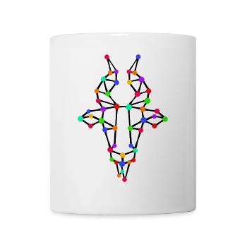 Cool Steinbock Astronomie Tierkreis Galaxie - Tasse - Weiß - Vorne
