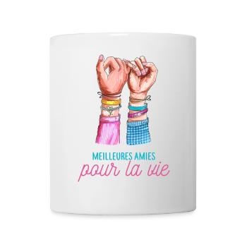 Meilleures amies pour la vie - Mug blanc - blanc - Devant