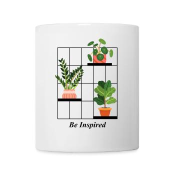 Graphique Plant Be Inspired - Mug blanc - blanc - Devant