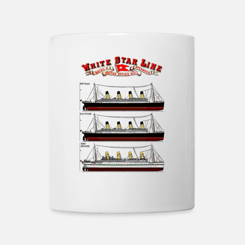 TITANIC ... création Louis RUNEMBERG © Adagp - Mug blanc - blanc