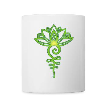 eternal green lotus - Mug - white - Front