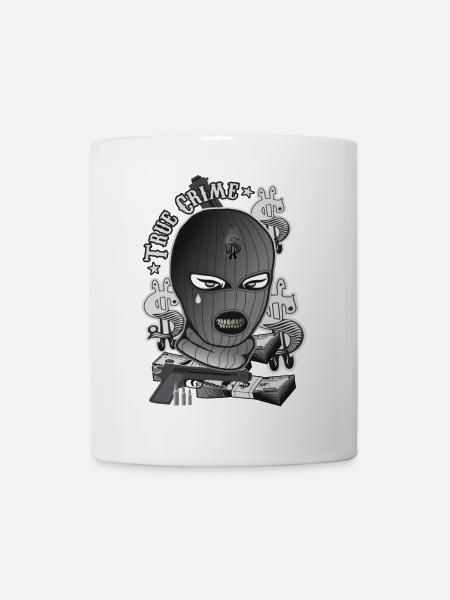 Wahre Kriminalität - Tasse - Weiß