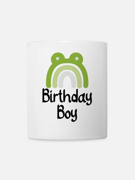Grüner Regenbogenfrosch - Tasse - Weiß