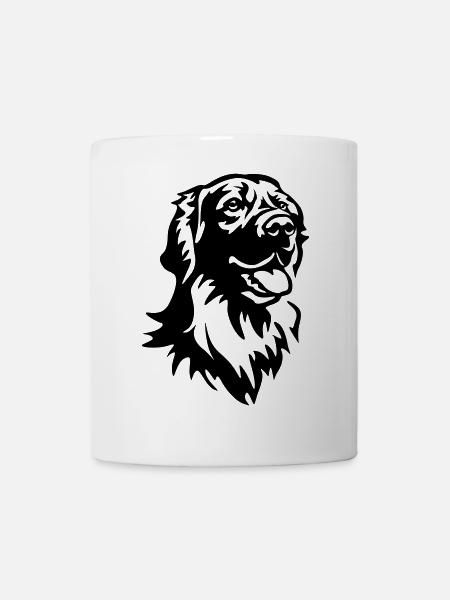 Hovawart Kopf - Tasse - Weiß