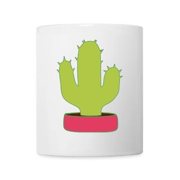 Cactus, Cacti, Succulents, Plant - Mug - white - Front