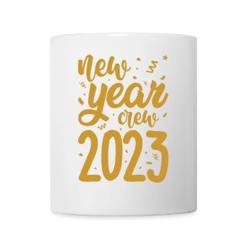 Neujahrscrew 2023 - Tasse - Weiß - Vorne