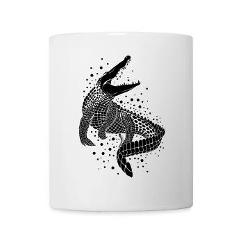 Silhouette de Crocodile - Mug - white - Front