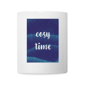 Cozy Night / Time with Plush Texture - Mug - white - Front