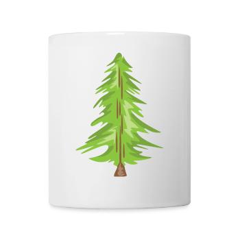 Christmas Tree Christmas Forest Tree Trees - Mug - white - Front