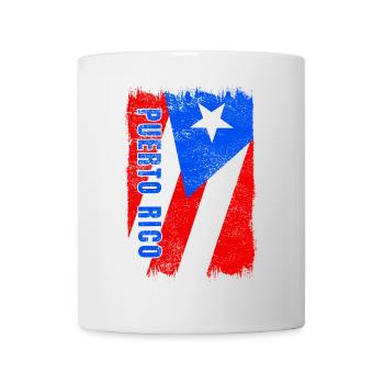 Puerto Rico flag - Mug - white - Front