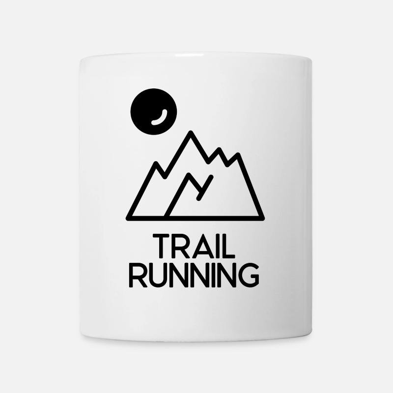 Trail Running - Mug blanc - blanc