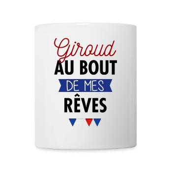 Giroud au bout de mes rêves - Mug blanc - blanc - Devant
