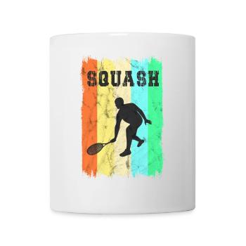 Squash Sport Design - Tasse - Weiß - Vorne