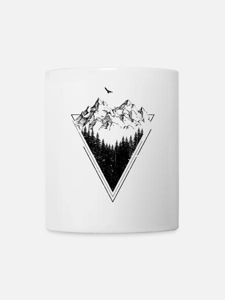Berg - Tasse - Weiß