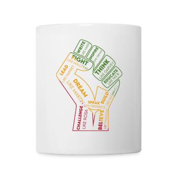 Word Fist: Power of Thoughts - Mug - white - Front