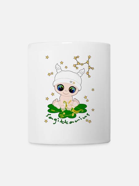 sternzeichen_sagitarius - Tasse - Weiß