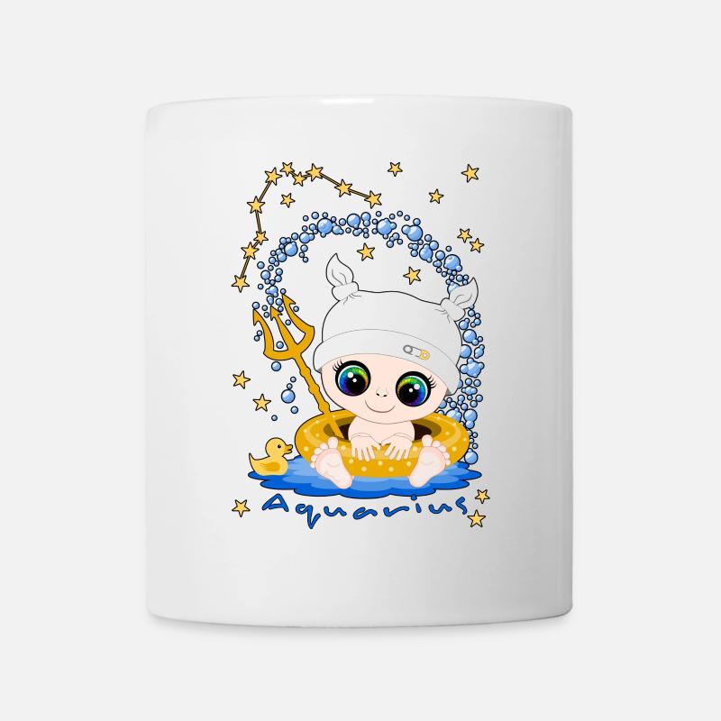 sternzeichen_aquarius - Mug - white