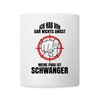 Schwanger Eltern Statement Babyglück Familienglück - Tasse - Weiß - Vorne
