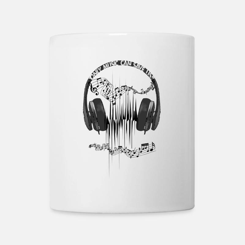 Bow Helmets Music Rescues - Mug - white