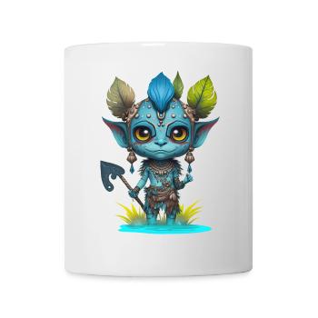Avatar The Way of Water, cute character, navi - Mug - white - Front