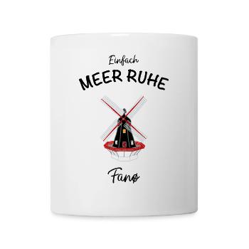 Dänemark, Insel Fanø, Mühle Sonderhø - Tasse - Weiß - Vorne