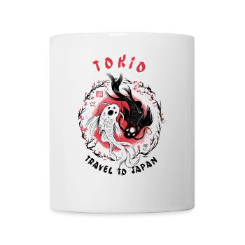 Tokio Japan Koi Fisch - Tasse - Weiß - Vorne