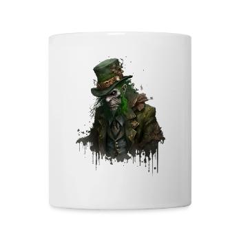 Zombie Leprechaun mit Zylinder - Tasse - Weiß - Vorne