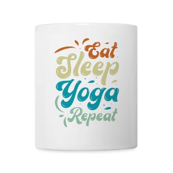 Jeder Yoga Liebhaber kennt es - Tasse - Weiß - Vorne