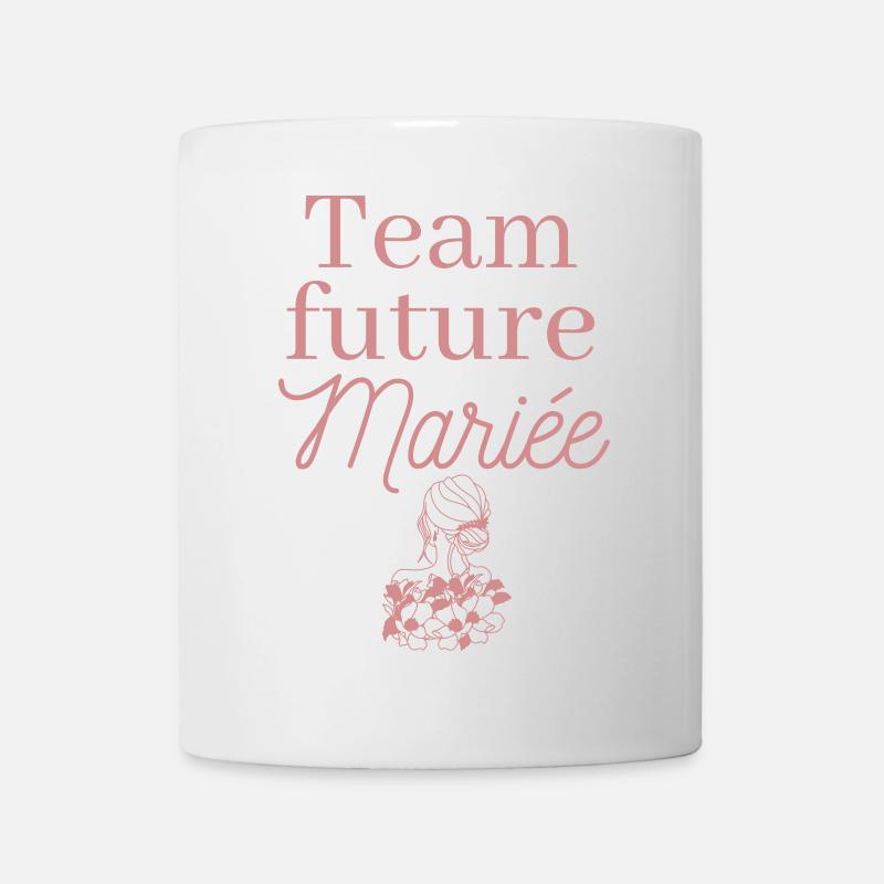  EVJF future mariée. Enterrement vie célibataire - Mug blanc - blanc