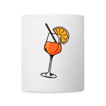 Apéritif Cocktail Aperoli Verre - Mug blanc - blanc - Devant