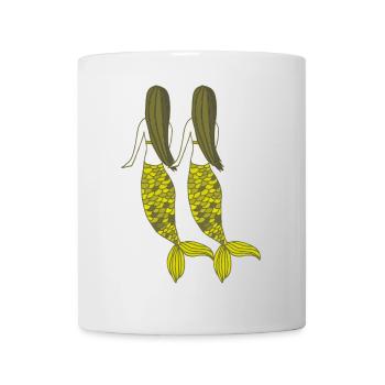 meerjungfrau 2er pack - Tasse - Weiß - Vorne